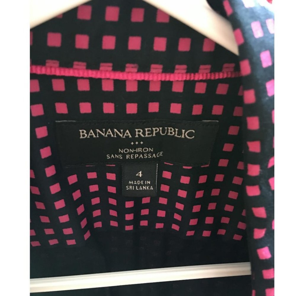 2/$30 Banana Republic Slim Fitted Non Iron Shirt - Picture 3 of 3